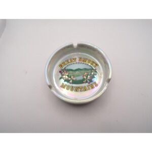 Vintage Great Smoky Mountains Souvenir Iridescent Ashtray Collectible